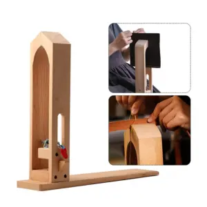 Handcrafted Wooden Leather Clamp Set