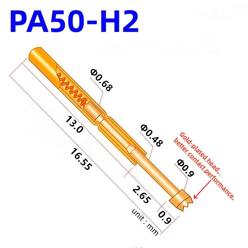 PA50-H2 Spring Test Probe Kit for Electrical Testing 2 PA50-H2 Spring Test Probe Kit for Electrical Testing - Image 2