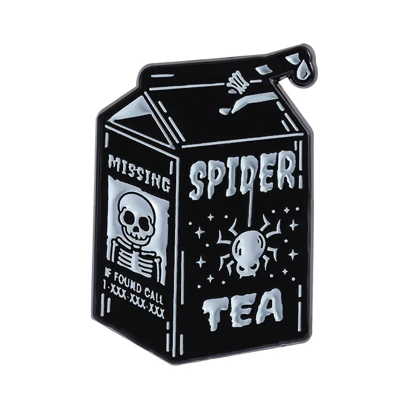 Skull Series Brooch with Hydration Message 1 Skull Series Brooch with Hydration Message