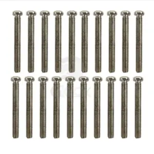 Silver Electric Guitar Pickup Screw Set (10 Pieces) 12 S856c8efab53c4ca08b37f1b3fc7351bdr