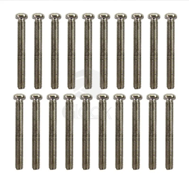 Silver Electric Guitar Pickup Screw Set (10 Pieces) 6 Silver Electric Guitar Pickup Screw Set (10 Pieces) - Image 6