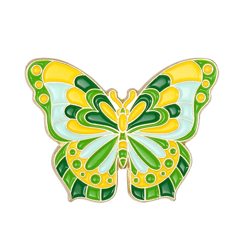 Colorful Butterfly & Moth Enamel Pin Collection 9 Colorful Butterfly & Moth Enamel Pin Collection - Image 9
