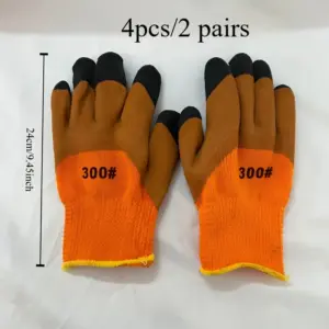 Vibrant Orange Men's Winter Gloves Set 15 S8597c8d0230941a591ea137bed99005cE
