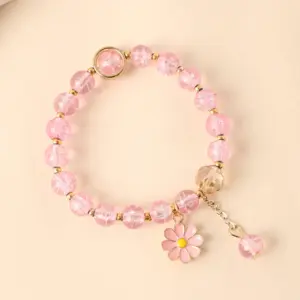 Vibrant Daisy Crystal Beaded Bracelets Set 11 S85c9f6cf800a4ee9b56c713ad335f971p