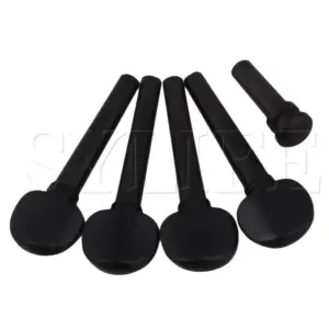 Ebony Tuning Pegs for 1/16 Violin Set 4 S85f775df8e4349988e3b34badef074c60