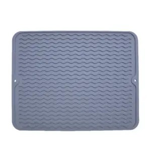 Silicone Drying Mat 20"x16" with Ripple Pattern 14 S861010f8d3cc4ced8779ff56074476fa1