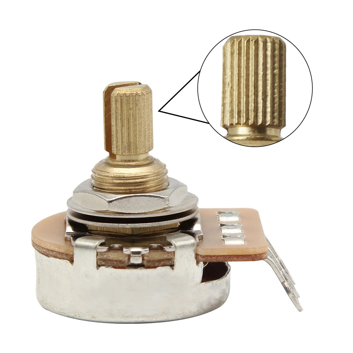 High-Quality Metal Guitar Potentiometers Set 3 High-Quality Metal Guitar Potentiometers Set - Image 3