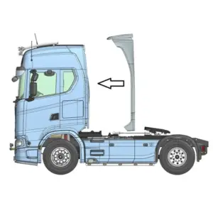 White Rear Wing Spoiler for Tamiya RC Trucks 10 S861cec45521347f9a43e50282c7e03e43