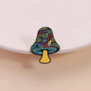 Colorful Mushroom Brooch Model XZ7413 7 S86205d16113746f7a494afd3f258d5faO