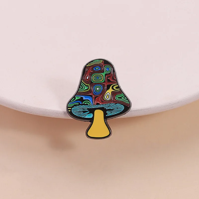 Colorful Mushroom Brooch Model XZ7413 3 Colorful Mushroom Brooch Model XZ7413 - Image 3