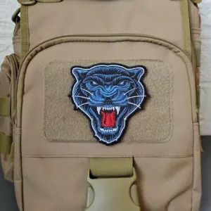 Fierce Animal Head Patch with 3D Embroidery 10 S862d845220af4d21b449d032cb4d4054M 1