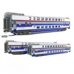 HO 1/87 Double-Decker Passenger Train Model 7 S86363c65a7c34d1e862fd88d085d2678v