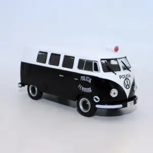 Vintage Police Kombi Van 1/43 Diecast Model 9 S8638a8d026b64e3cbdf192129fca75edk