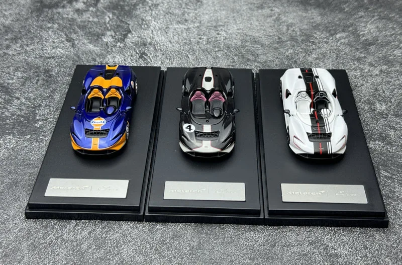 McLaren Elva M1A 1/64 Diecast Model with Gulf Livery 5 McLaren Elva M1A 1/64 Diecast Model with Gulf Livery - Image 5