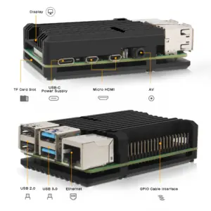 Aluminum Raspberry Pi 4B Case with Passive Cooling 7 S86a4d76f517e46cb86f892b3e5584f2bU