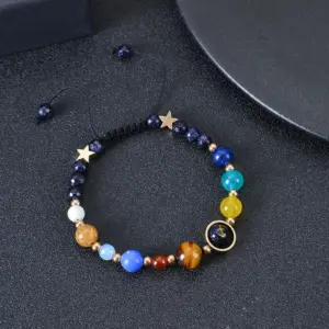 Celestial Beaded Bracelet with Natural Stones 12 S86cf0955a7f742938e04a4a1d5d55594b
