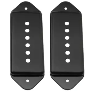 Black P90 Pickup Covers for Vintage Guitars 8 S86dbc871cb6549019b991db412f6f857e