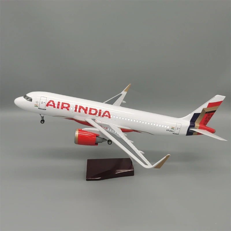 Air India A320 Neo Scale Model 47cm with LED Options 2 Air India A320 Neo Scale Model 47cm with LED Options - Image 2