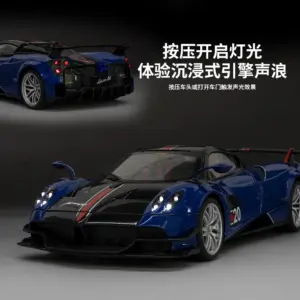 1:18 Blue Huayra BC Diecast Model with Light and Sound 13 S8734fa503a65443983eb038efb2849cf3