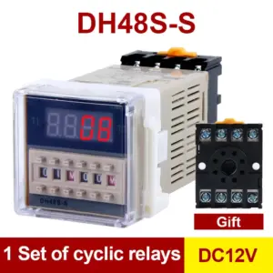 DH48S-S 12V Timer Relay for Precise Control 19 S87400e23bd9944ddb5d26932c9c49ac6L