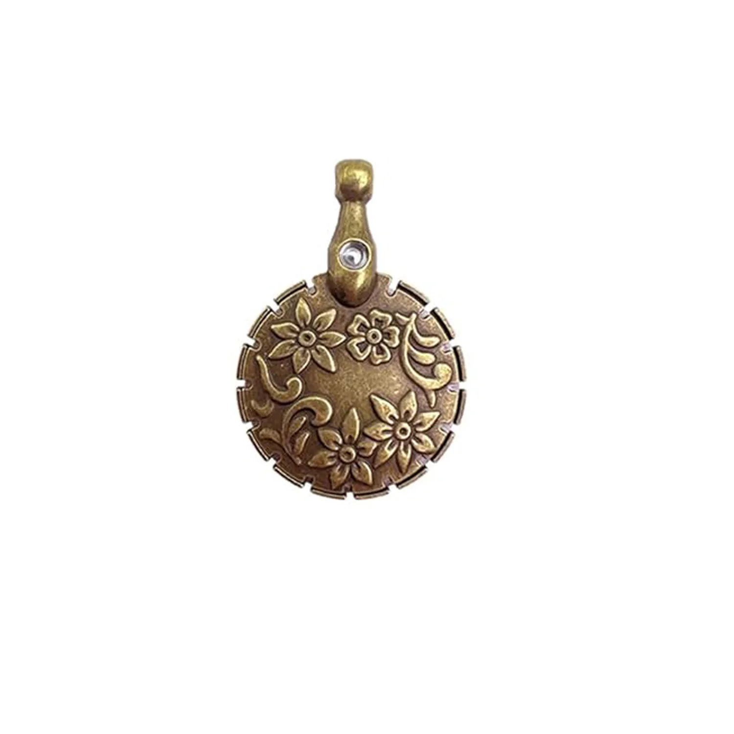 Vintage Stainless Steel Thread Cutter with Floral Engraving 9 Vintage Stainless Steel Thread Cutter with Floral Engraving - Image 9