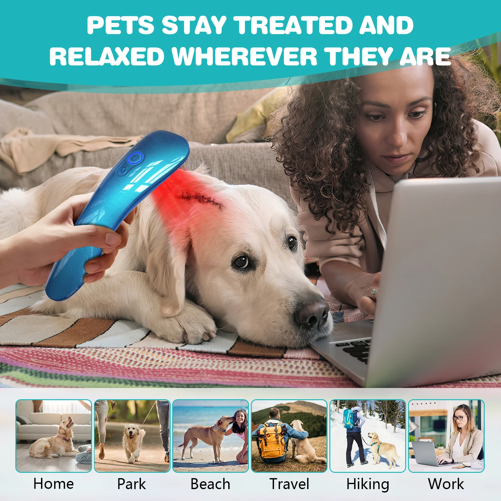 Pet Cold Laser Therapy Device 620nm 18 Diodes 4 Pet Cold Laser Therapy Device 620nm 18 Diodes - Image 4