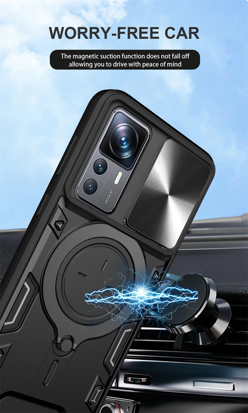 Rugged Xiaomi 12T Pro Phone Case with Stand 3 Rugged Xiaomi 12T Pro Phone Case with Stand - Image 3