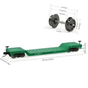 Vibrant N Scale Flat Car by Evemodel 15 S877e7def12754cc497cb2cc877e42f8dp