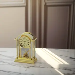 Vintage Gold-Inspired Table Clock for Desks 8 S87852f0a18ab4e5ca6ef0b83354463a8q