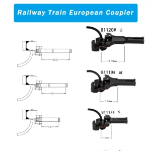 HO Scale Plastic Railway Couplers Set of Four 11 S87856a0591214591b74a2018f9588b9f4