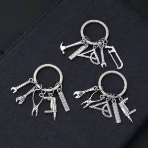 Mini Tools Keychain in Silver with 9 Colors 15 S87b333777d3e47e18735be79648f42484