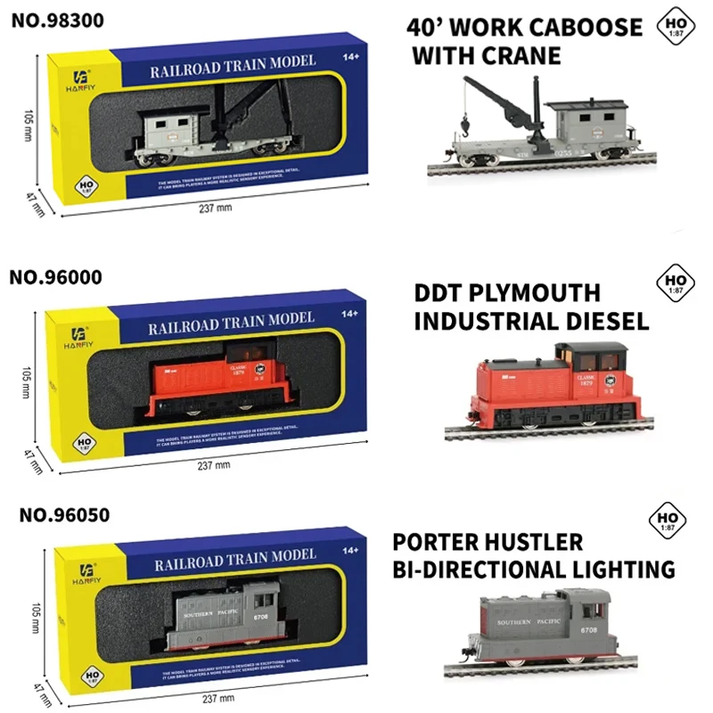 HO Scale 1/87 Metal Model Train Set 2 HO Scale 1/87 Metal Model Train Set - Image 2