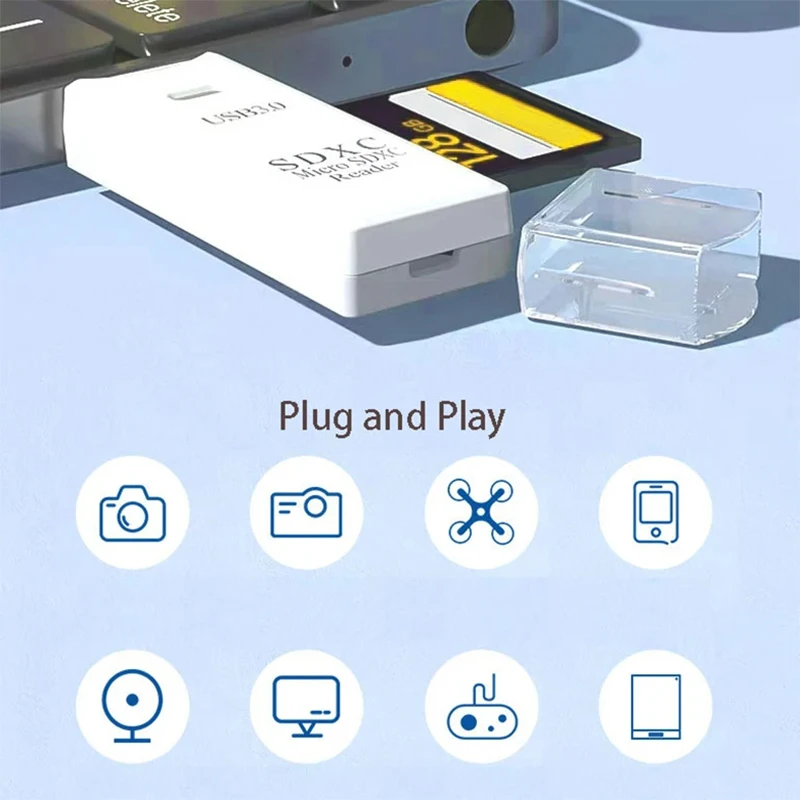 USB 3.0/2.0 Card Reader for SD & Micro SD 6 USB 3.0/2.0 Card Reader for SD & Micro SD - Image 6
