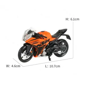 Maisto KTM RC 390 Miniature Motorcycle Model 9 S87bf448c67214df4b3cffba6004b1735c