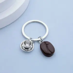 Vintage Stainless Steel Keychain with Charms 16 S87fff7774c0843b0ae1d120e1b7c930bI