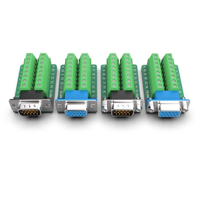 VGA Solderless Connector with 15-Pin Configuration 2 VGA Solderless Connector with 15-Pin Configuration - Image 2