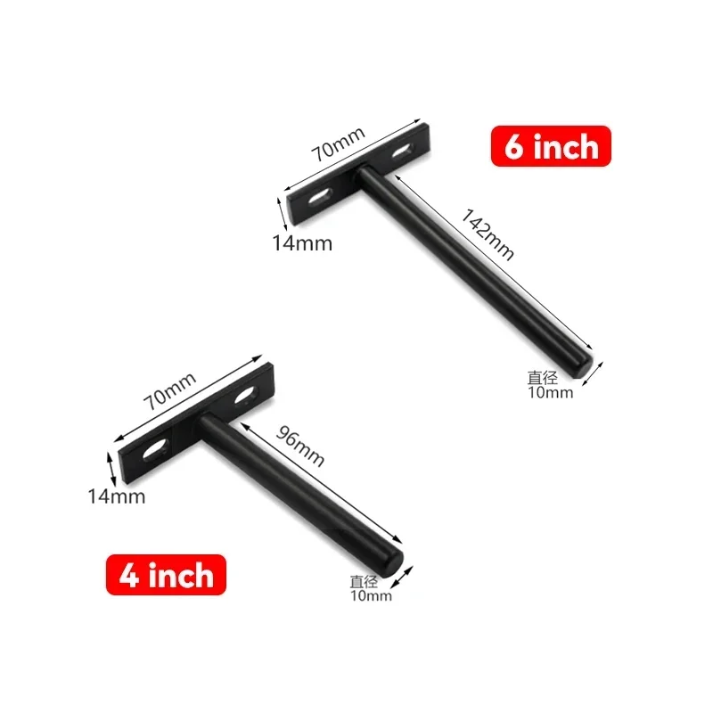 Invisible Floating Wall Shelf 4/6 Inches 6 Invisible Floating Wall Shelf 4/6 Inches - Image 6