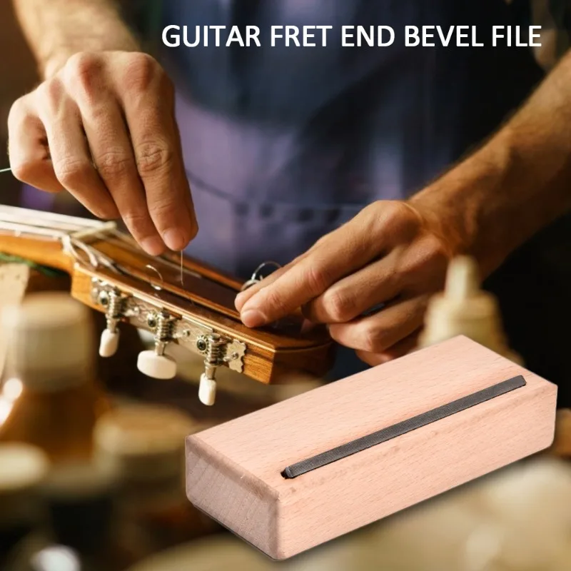 Handcrafted Maple Guitar Fret File for Precision 2 Handcrafted Maple Guitar Fret File for Precision - Image 2