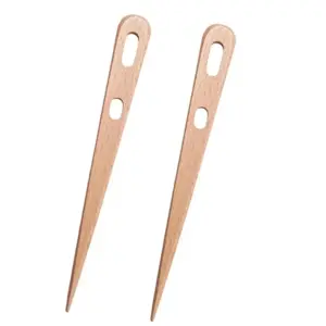 Wooden Large Two-Eyed Sewing Needles Set 16 S88434fd62b594fac98422073cf570cd0Q