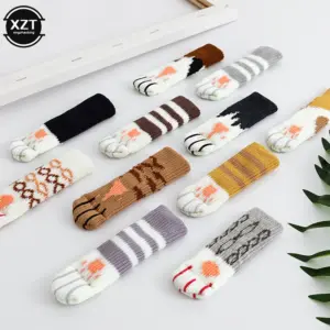 Colorful Knit Cat Face Socks Set of 10 11 S885b23962ddf4f02b688403fe20f321eZ