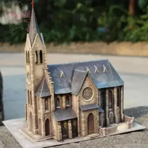Medieval Cathedral Paper Model 1/87 Scale 11 S8862c95c26ca43948138bf12303c2afbM