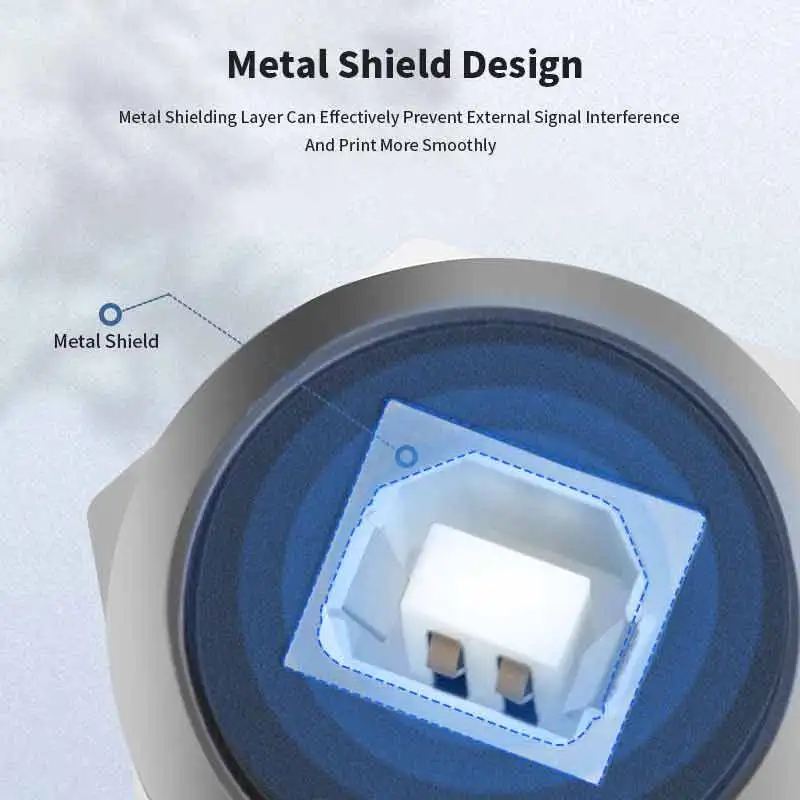 USB-B to USB Printer Adapter, 22mm diameter 4 USB-B to USB Printer Adapter, 22mm diameter - Image 4