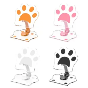 Cute Acrylic Cat Claw Phone Stand with 720° Rotation