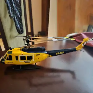 Yellow 1/48 RC Rescue Helicopter with Stabilization
