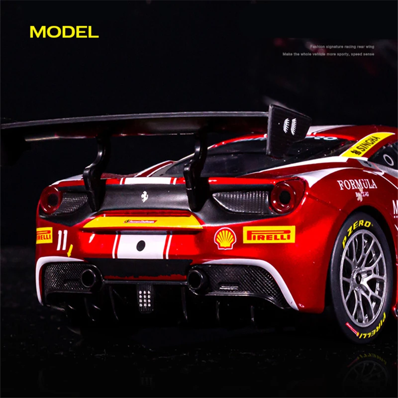 Ferrari 488 Challenge 1:24 Diecast Model 5 Ferrari 488 Challenge 1:24 Diecast Model - Image 5