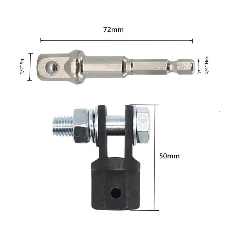7.2-Inch Chrome Vanadium Impact Wrench Adapter 6 7.2-Inch Chrome Vanadium Impact Wrench Adapter - Image 6