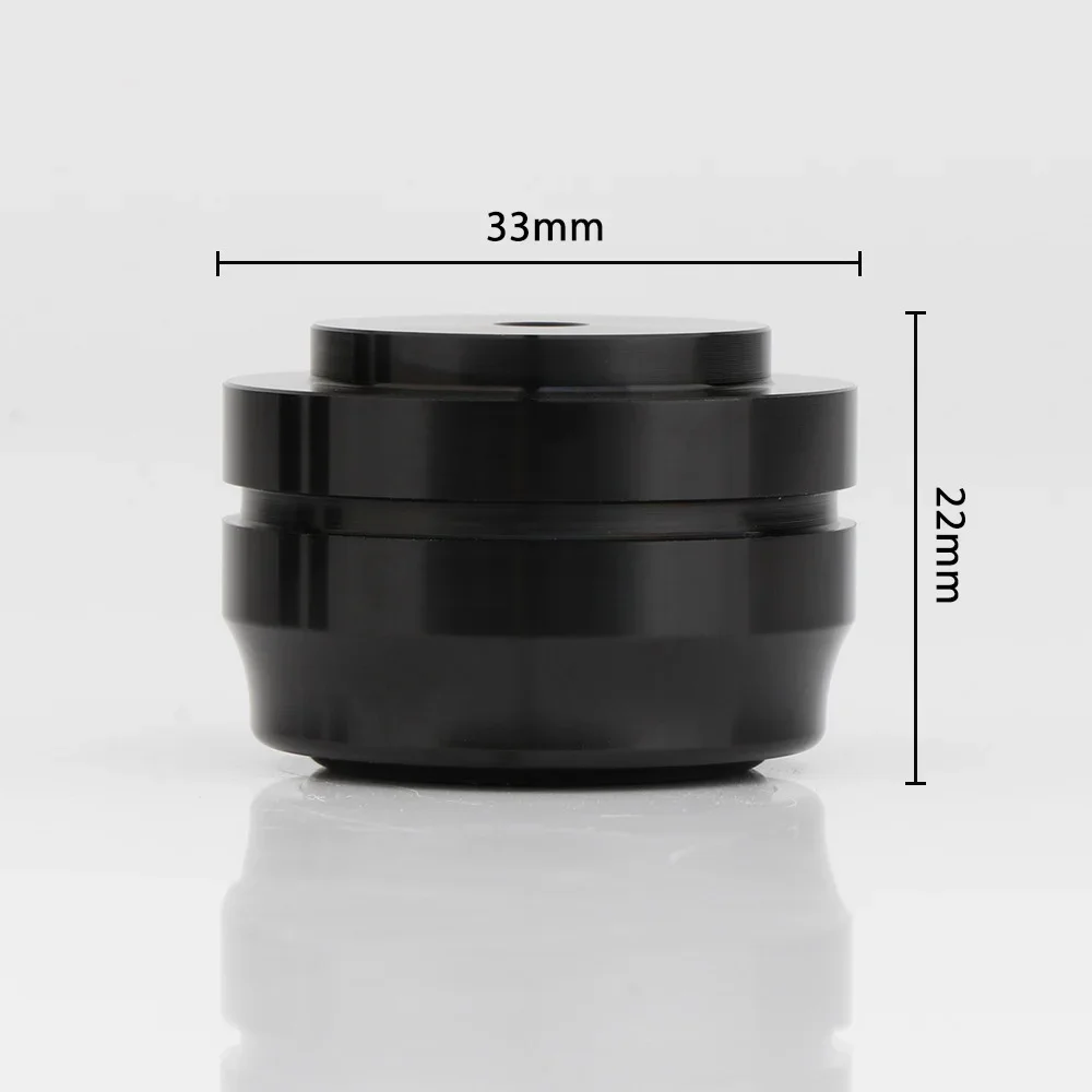 Black Aluminum Support Feet for Audio Equipment 5 Black Aluminum Support Feet for Audio Equipment - Image 5