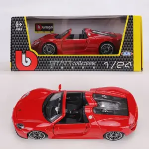 Vibrant Red Porsche 918 Spyder Diecast Model 9 S88c7d6d75d4c48ff9a4e78febc425496K