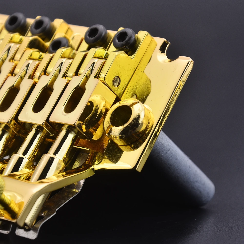 Gold Guitar Tremolo System Bridge XY001 4 Gold Guitar Tremolo System Bridge XY001 - Image 4