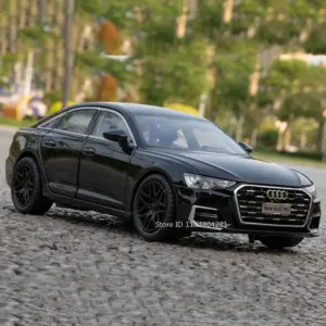 Black 1:24 Scale Diecast A6L Model Car 15 S89149a4da3b44735a0b17833d7943c2aT
